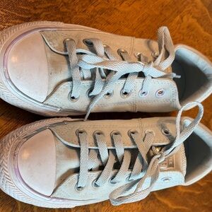 (S-1) Converse Light Green Women's Sneakers